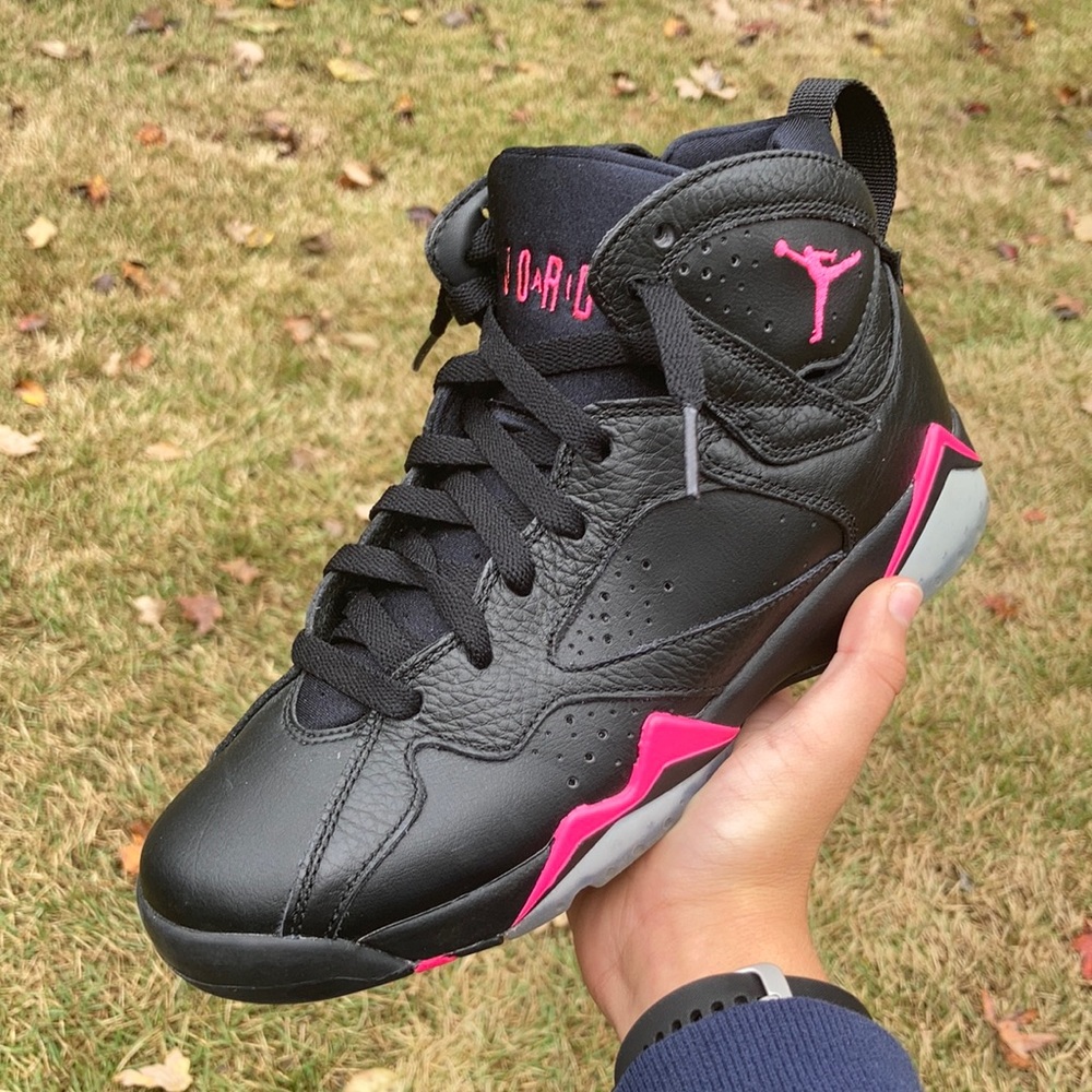 Jordan 7 black and pink